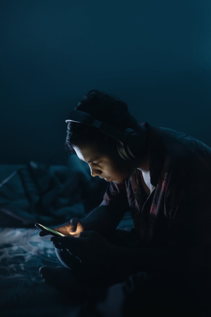 listening music